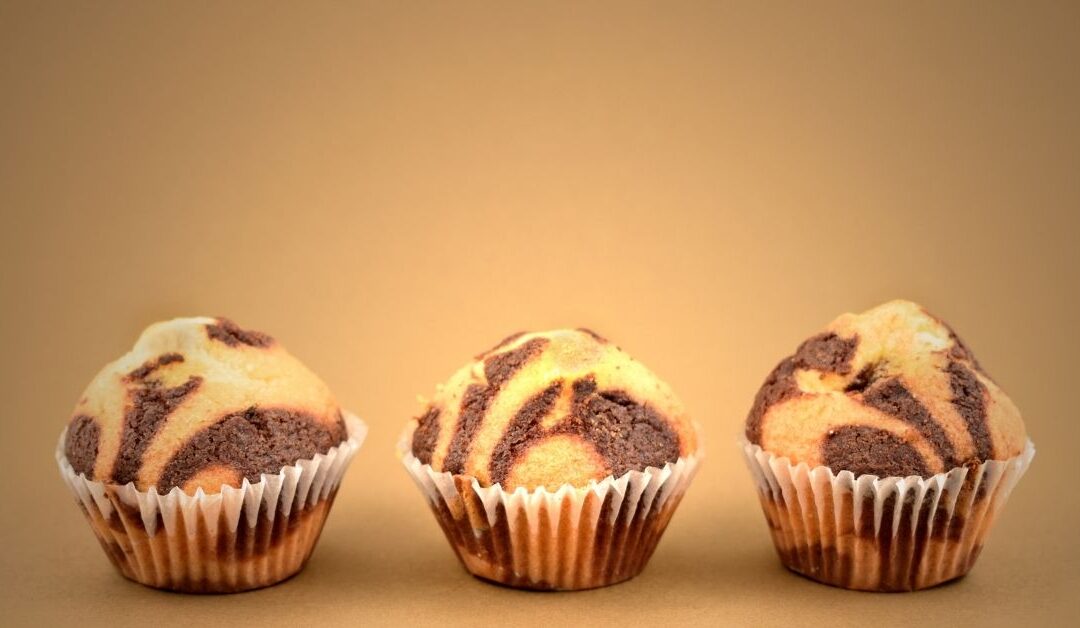 Flourless chocolate banana muffins