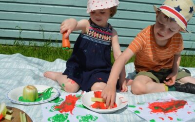 Messy food play-a super way to help your child accept new foods