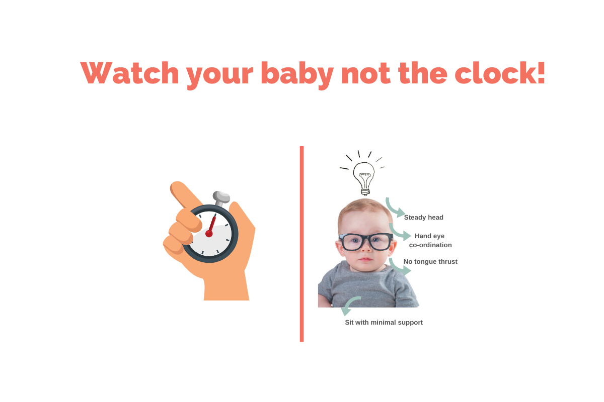 Watch your baby, not the clock!