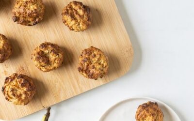 Peanut Butter, Banana and Oat Muffins (Weaning Recipe)