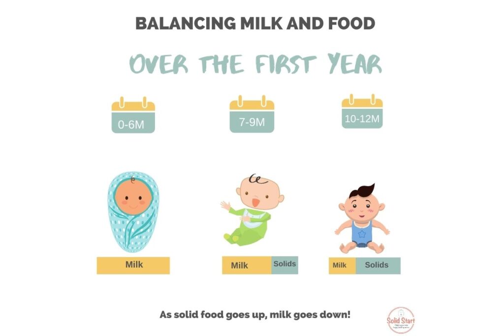 Newborn and Baby Feeding Schedule for 6-9 Months Old