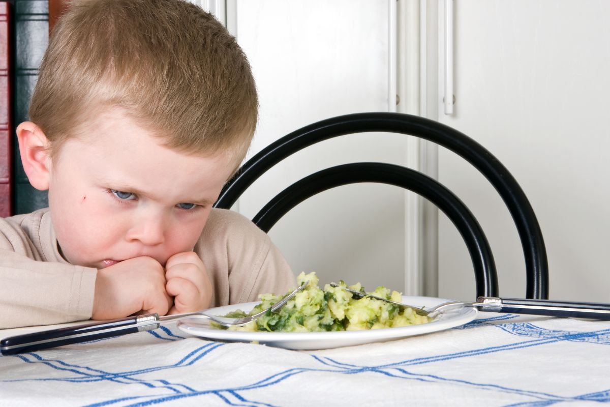 3 year old refusing to eat his dinner